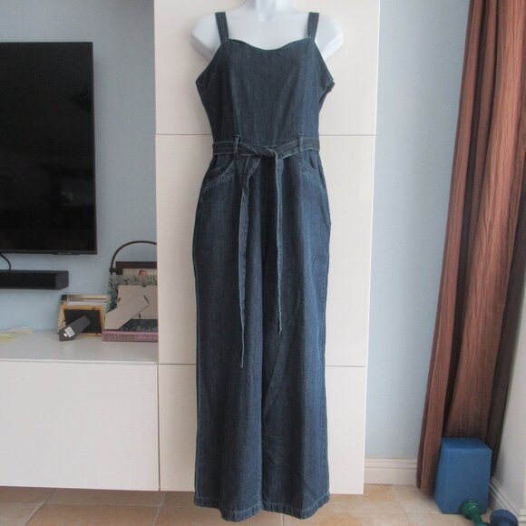 Anthropologie Paige Denim Jumpsuit Size S, Blue, pockets, Adj. Straps - Picture 1 of 14